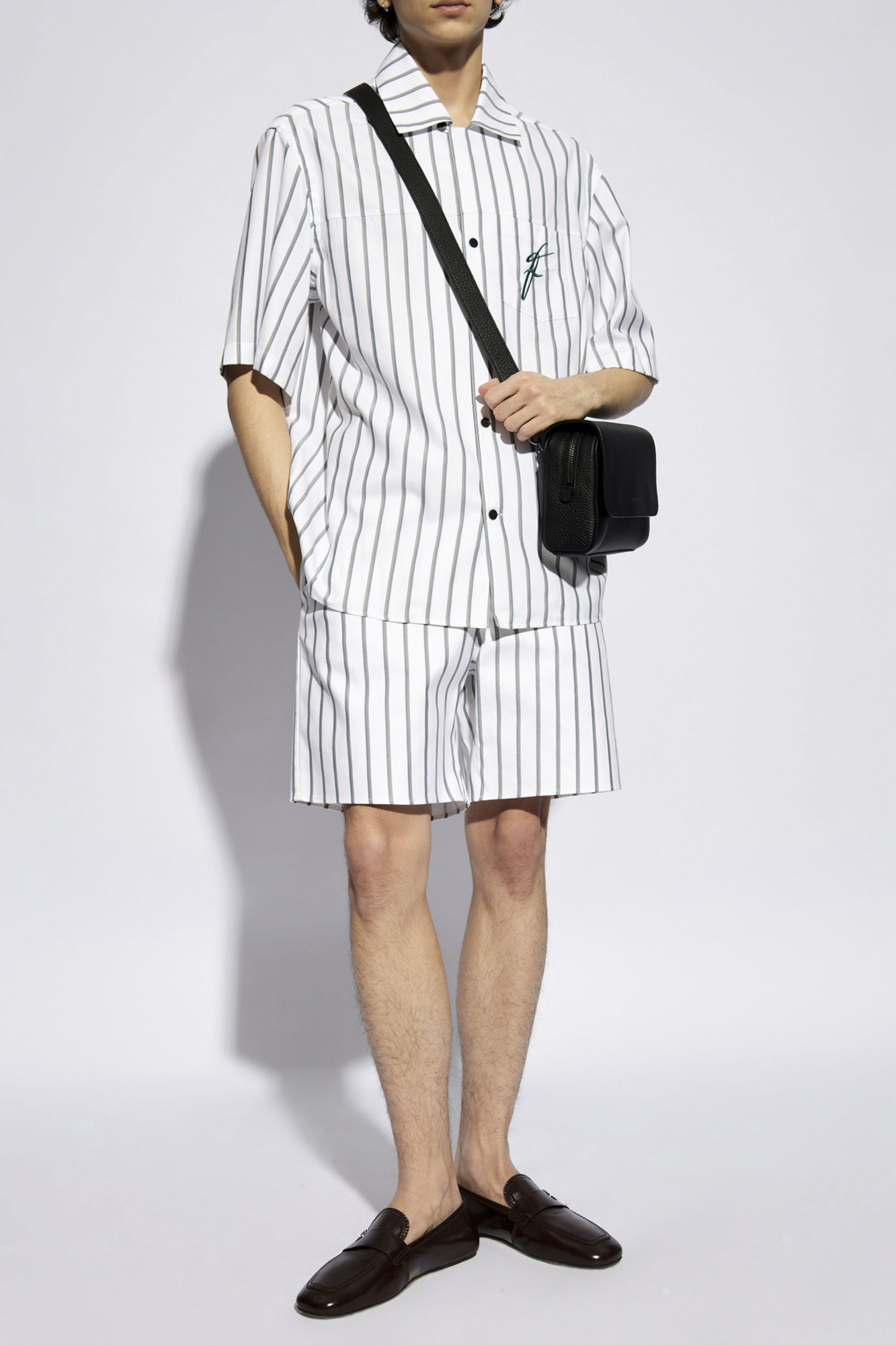 FERRAGAMO Striped pattern shorts | Men's Clothing | Vitkac